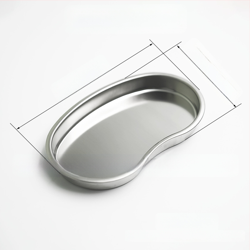 Медицински поднос от неръждаема стомана (неправилна форма), 201/304, електроплатинг повърхност, възможност за персонализация — Moriya SENGU
