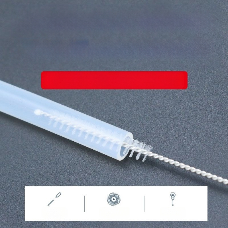 Четка за почистване на бебешки бутилки, биберони и сламки с глава за четка — Произход: Китай; Марка: Друг; Опаковка: SC10337028309990; Штрихкод: SC10337028309990