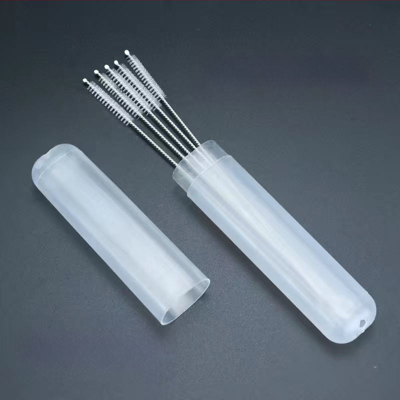 Четка за почистване на бебешки бутилки, биберони и сламки с глава за четка — Произход: Китай; Марка: Друг; Опаковка: SC10337028309990; Штрихкод: SC10337028309990