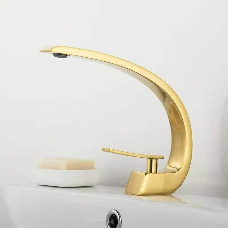 Kaskadna slavina za umivaonik – kupaonica, montaža iznad ploče, Materijal: djelomična bakar, Stil: novi kineski stil, Certifikacija: WATERMARK