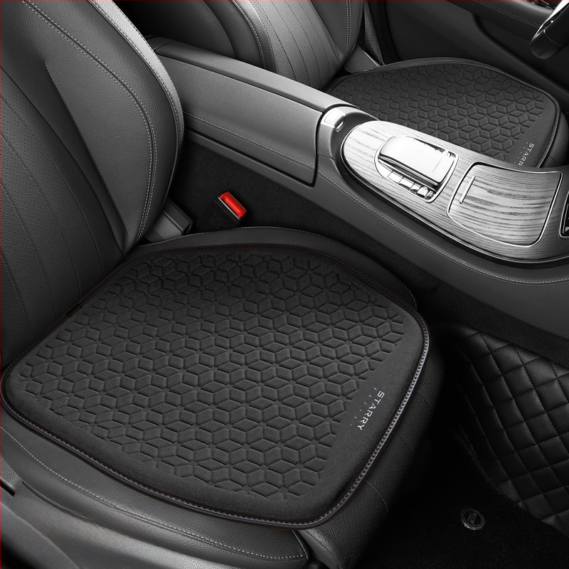 Μαξιλάρι καθίσματος αυτοκινήτου από σουέτ με γέλη κυψελοειδούς δομής – ένα κομμάτι, επιφάνεια από δέρμα, γέμισμα από συνθετικές ίνες, κατάλληλο για όλες τις εποχές