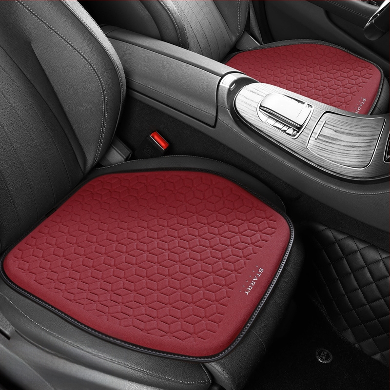 Μαξιλάρι καθίσματος αυτοκινήτου από σουέτ με γέλη κυψελοειδούς δομής – ένα κομμάτι, επιφάνεια από δέρμα, γέμισμα από συνθετικές ίνες, κατάλληλο για όλες τις εποχές