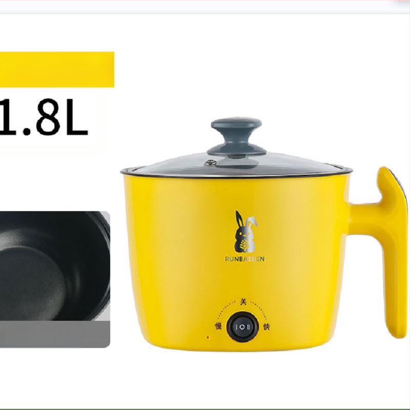 Електрическа мултифункционална готварска тенджера, 600W; пара, пържене, готвене, задушаване, горещо готвене; подходяща за 1–2 порции; вътрешен съд от неръждаема стомана; 110V