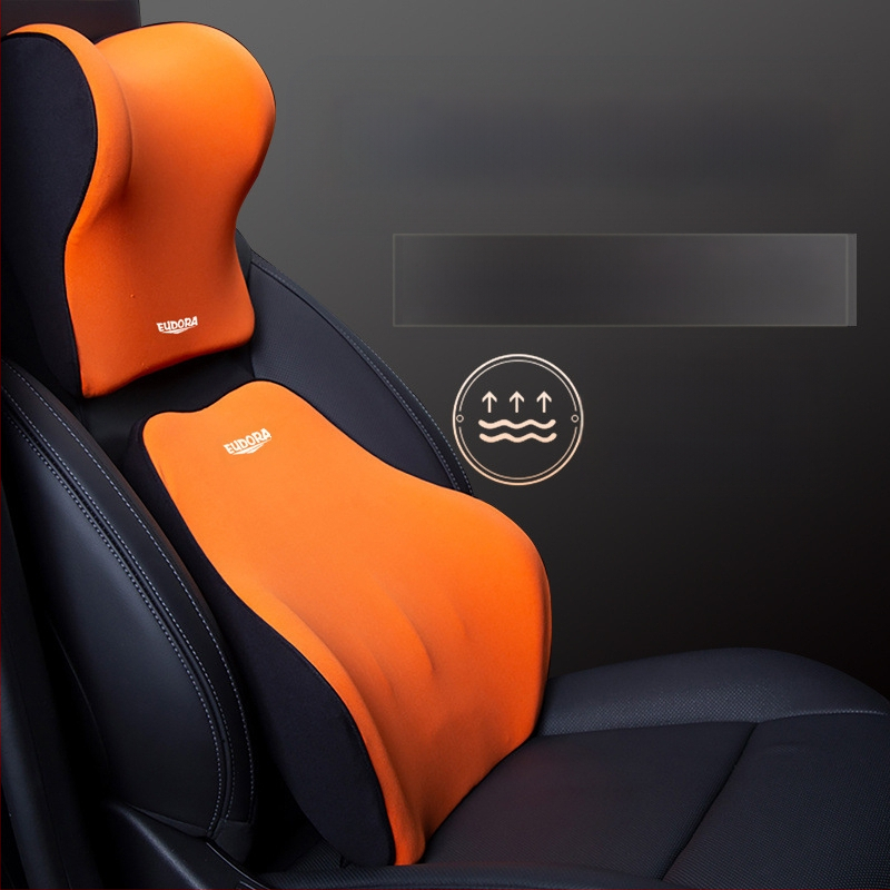 Automašīnas galvas balsts no lateksa, saderīgs ar BYD transportlīdzekļiem, ārējais materiāls: dabiski šķiedras, pildījums: lateks, vasara, karikatūras stils