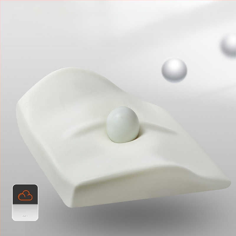 Automašīnas galvas balsts no lateksa, saderīgs ar BYD transportlīdzekļiem, ārējais materiāls: dabiski šķiedras, pildījums: lateks, vasara, karikatūras stils