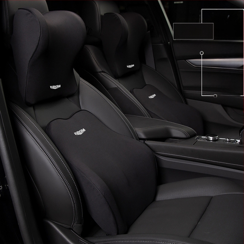 Automašīnas galvas balsts no lateksa, saderīgs ar BYD transportlīdzekļiem, ārējais materiāls: dabiski šķiedras, pildījums: lateks, vasara, karikatūras stils