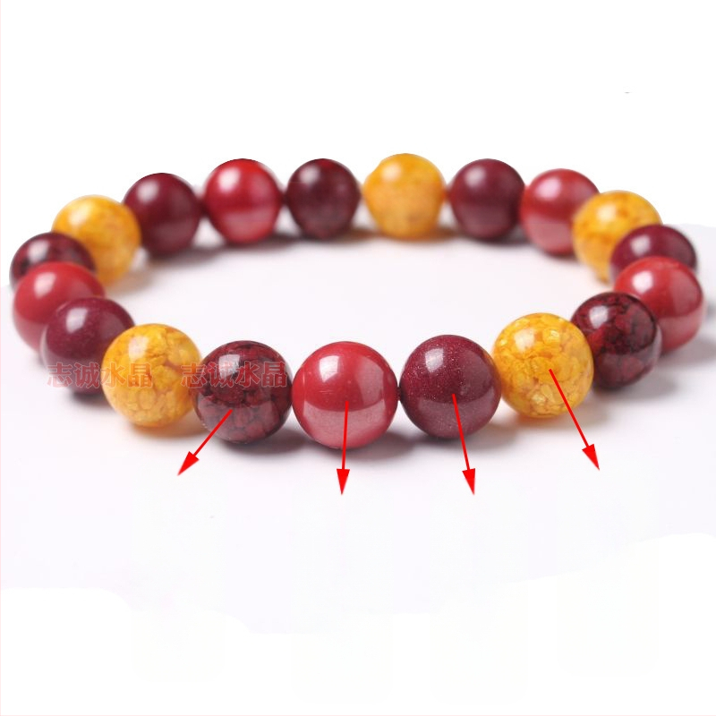 Cinabro apyrankė, poliruotas paviršius, unisex, kinų stilius, literatūrinis retro