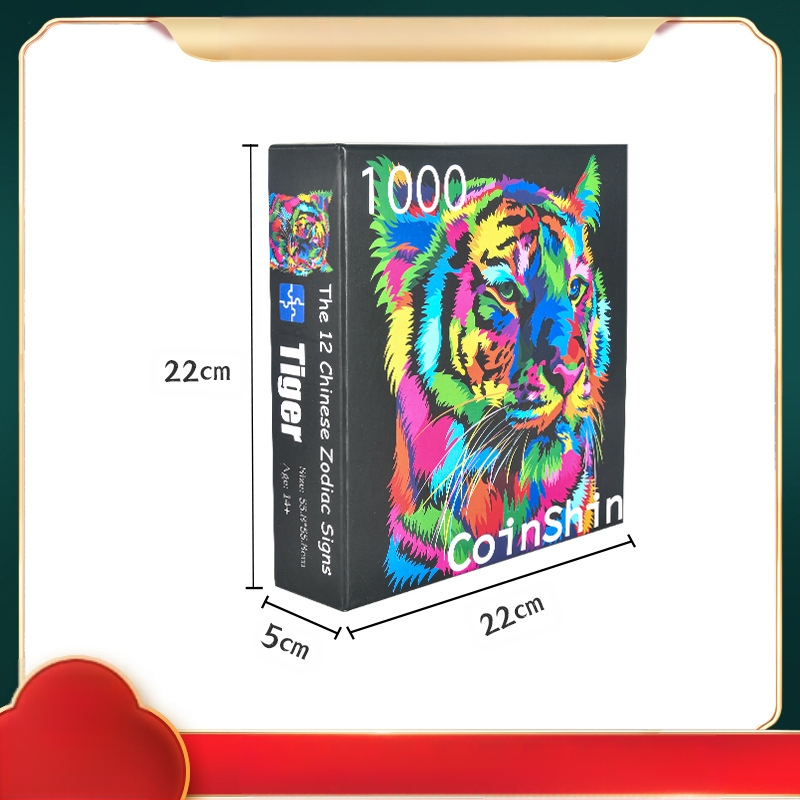 Παζλ 1000 τεμαχίων με θέμα πανδημία και ζώα για οικιακή οικογενειακή εκπαίδευση και χαλάρωση από το στρες — (Υλικό: Χαρτί; Κατηγορία: Πλατύ παζλ; Επεξεργασία: Προσαρμοσμένες εικόνες; Συσκευασία: Heaven and Earth κουτί; Ηλικίες: 7–14 ετών)