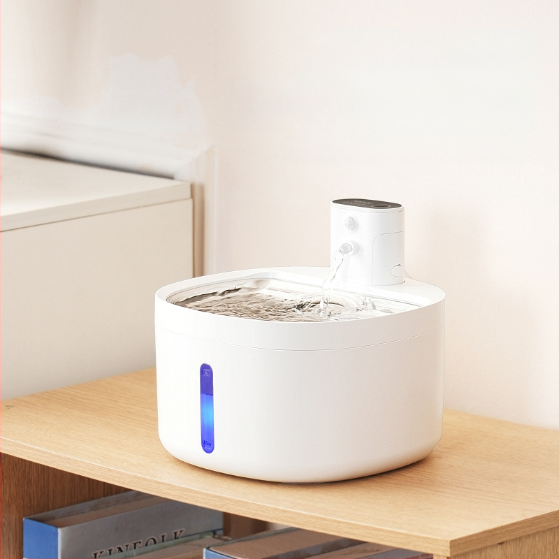 Išmanus gyvūnų vandens dozatorius, modelis C5, palaiko programėlę, ištraukiamas dizainas, tinkamas katėms ir šunims, svoris 0,8 kg