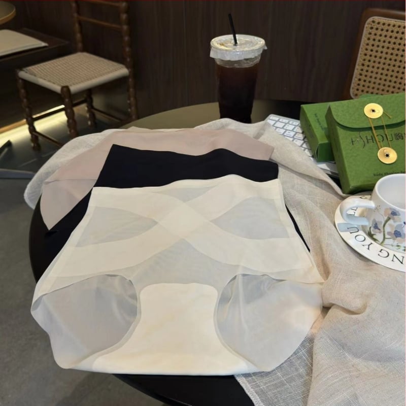 Moterų aukštos juosmens kelnaitės iš nailono, mezginiai, kvėpuojančios, su viskozės įdėklu 90-95%