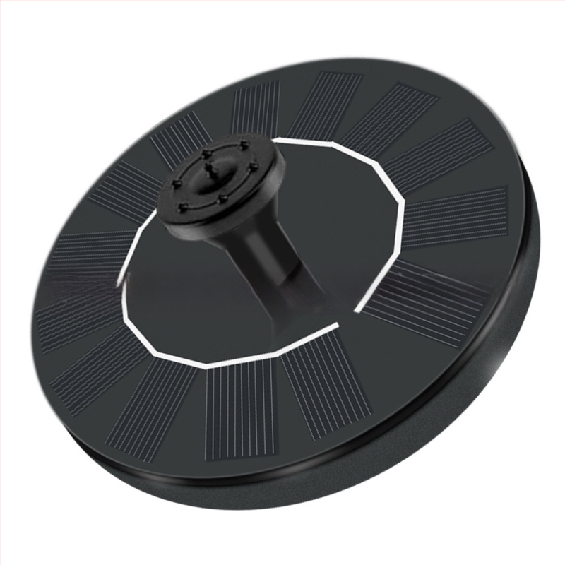 Saulės fontanas tvenkiniams ir sodams – plūduriuojantis lauko vandens elementas su srauto modeliu, energiją taupantis