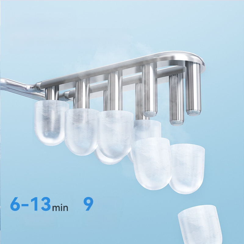 Leshi ledų gamintojas ZB08 – 220V, 100W, talpa 1,5 L, tinka 1–5 asmenims, visiškai automatizuotas apvalių ledinių kubelių gaminimo įrenginys