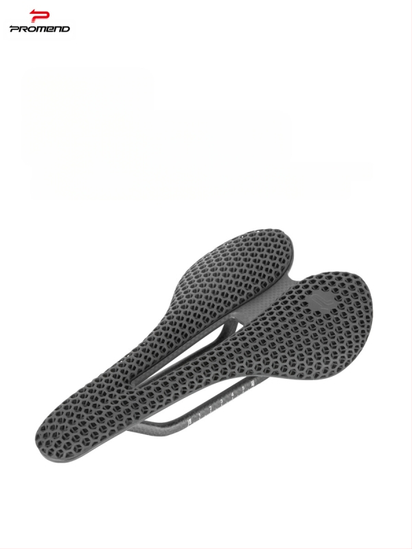 PROMEND Dviratininko sėdynė SD-585, 3D spausdintas anglies pluošto lankas, odos paviršius su medaus lizdo raštu, nailono apatinė korpusas, tinka kalnų dviračiams