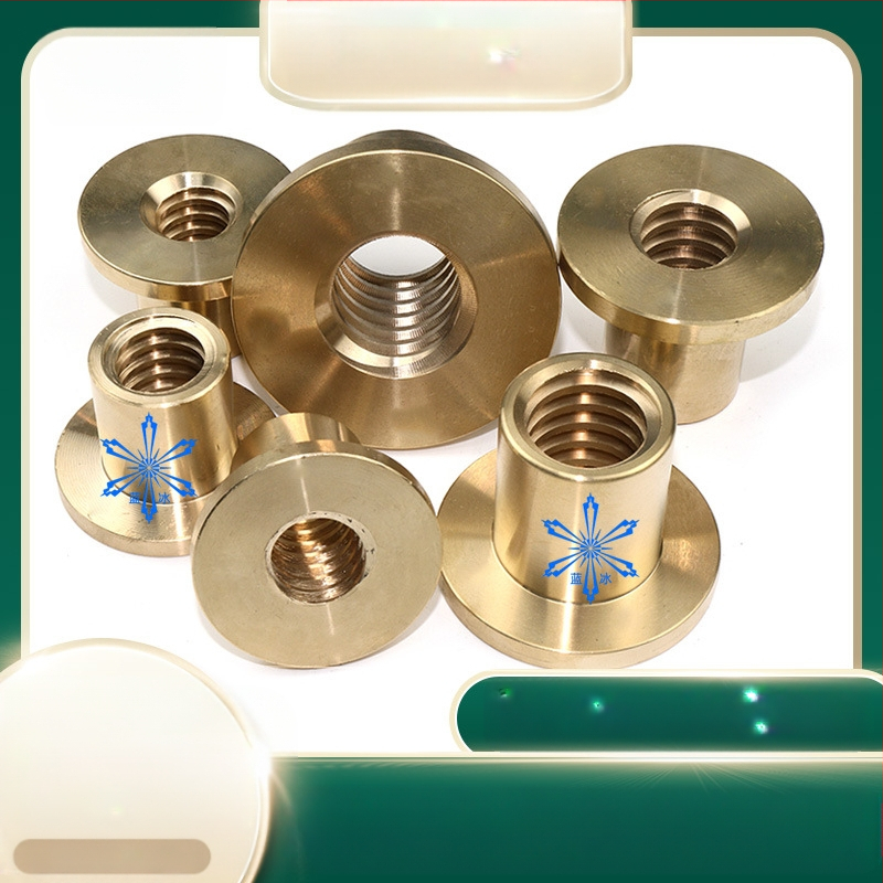 Matica s plosnim licem – bakar, trapezni vodilni vijak MTSPFR/MTSPFL/MTSPNR