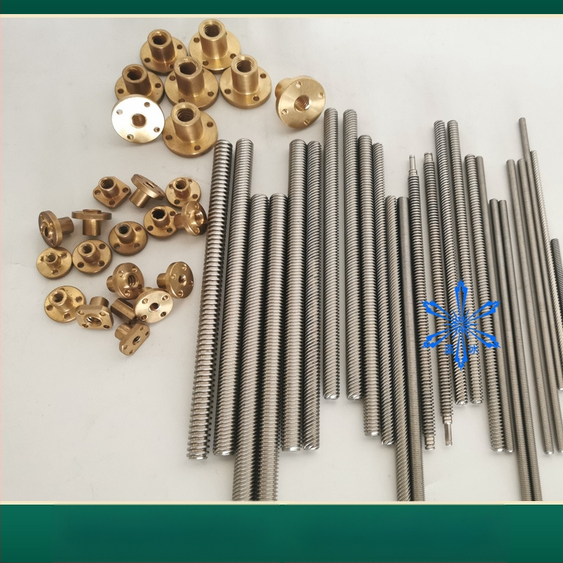 Matica s plosnim licem – bakar, trapezni vodilni vijak MTSPFR/MTSPFL/MTSPNR