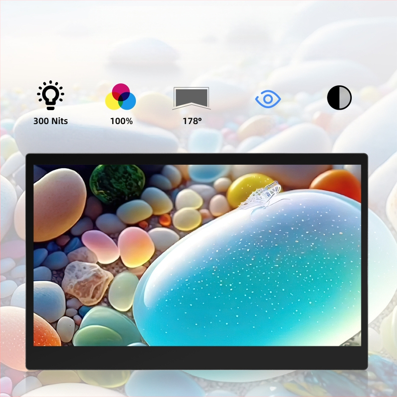 Нов преносим IPS монитор за игри — HDMI, 1920x1080, 16:9, яркост 300 cd/m2