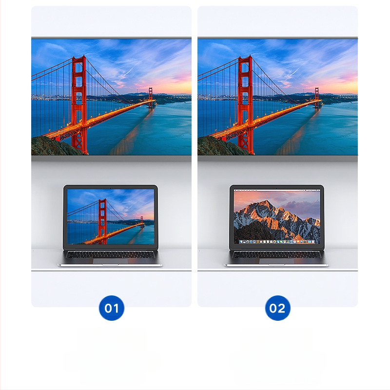 Biaz Mini DisplayPort към HDMI конвертор, 4K адаптер, модел ZH78-4K