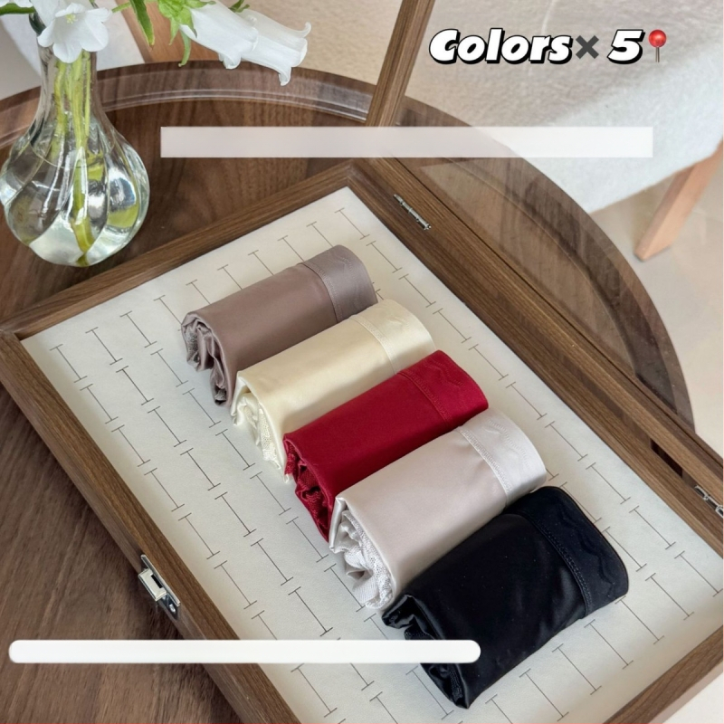 Modelis 297#: Moterų aukšto juosmens kelnaitės iš nailono, kvėpuojantis audinys, įklotas tarpkojyje iš Mulberry šilko