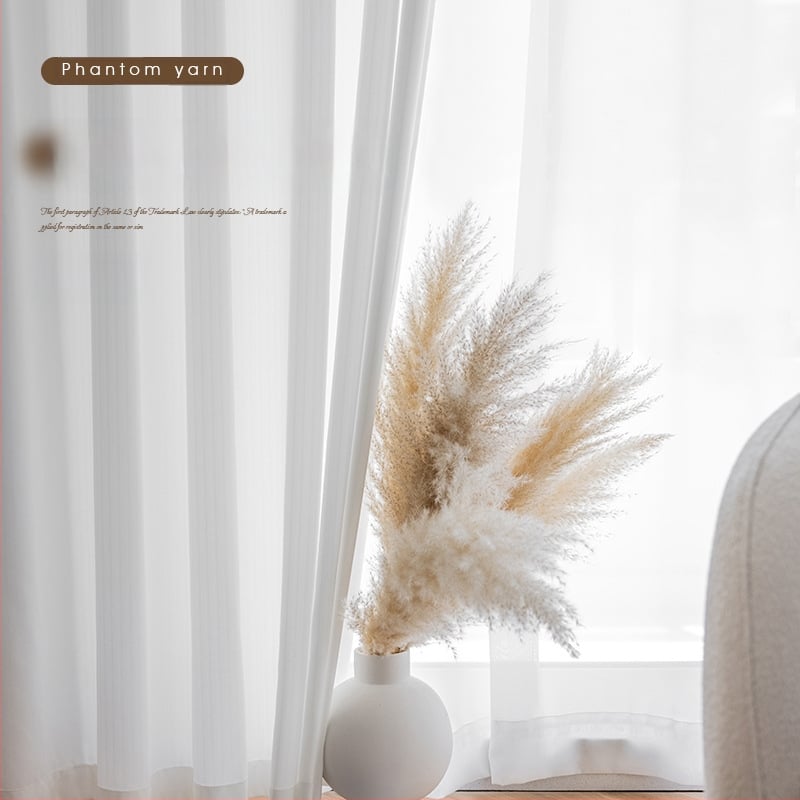 Fantominė tinklo užuolaida, skaidriai praeinanti šviesa, sustiprintas poliesteris, dalinis šešėlių užtemimas 40-70%, svetainėi, miegamajam, balkonui, įlankos langui — šiuolaikinis minimalistinis stilius, įrengimas galimas, procesas 21982091793