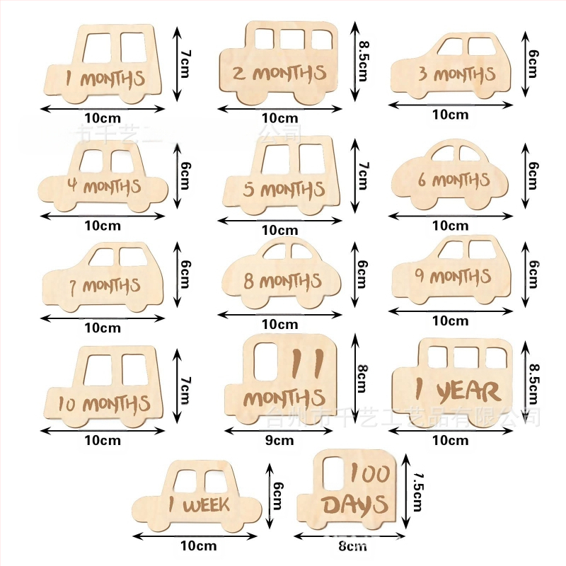 Bērnu piemiņas plāksne par zīmīgiem posmiem, fotorekvizīts, materiāls boxwood, iepakojums Opp bag, piemērots dāvanai