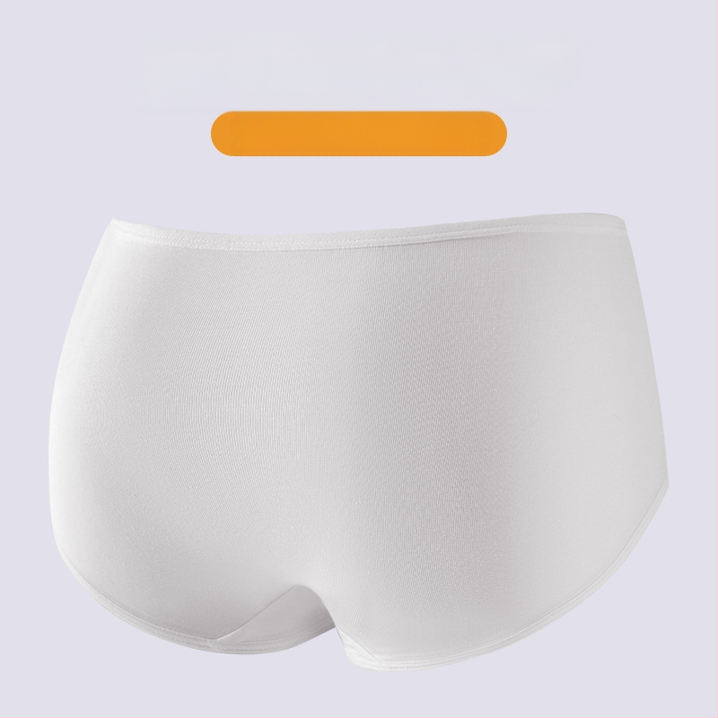 Moteriškos medvilninės kelnaitės su vidutiniu juosmens lygiu, antibakterinės ir kvėpuojančios; džakardo audinys; tarpkelio įdėklas 100% medvilnė.