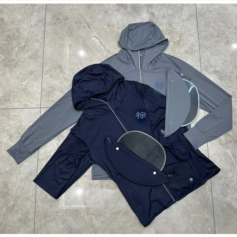 Κουκούλα Αντιανεμική με UV Προστασία SPF 99, από Spandex, Αποσπώμενη Κουκούλα, Καλοκαίρι για Τρέξιμο, Ποδηλασία, Πεζοπορία