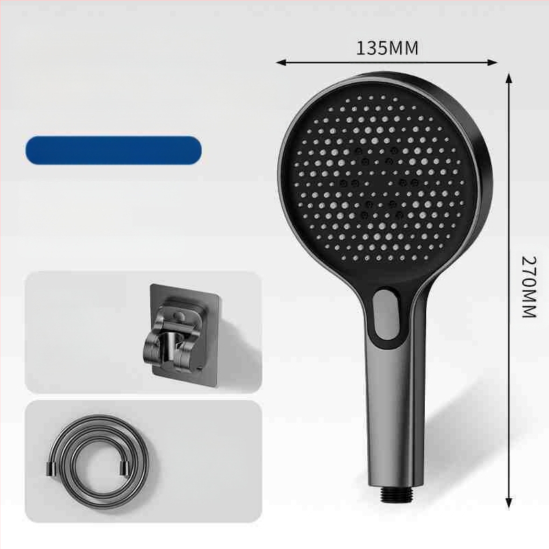 Slėgio dušo komplektas su rankiniu purškimo įtaisu – ABS, Skandinavijos stilius, nešiojamas, modelis Hand spray, darbinė temperatūra 0–90°C