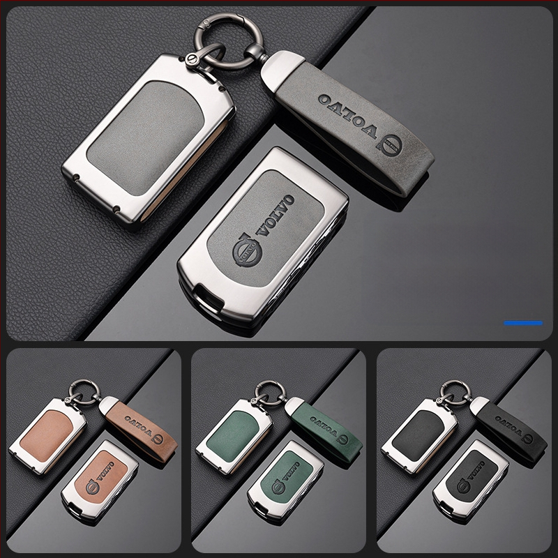Volvo raktų dėkliukas su sagtimi – cinko lydinys, aukštos kokybės, suderinamas su XC60, XC90, S90, S60, V40, V90, S60L