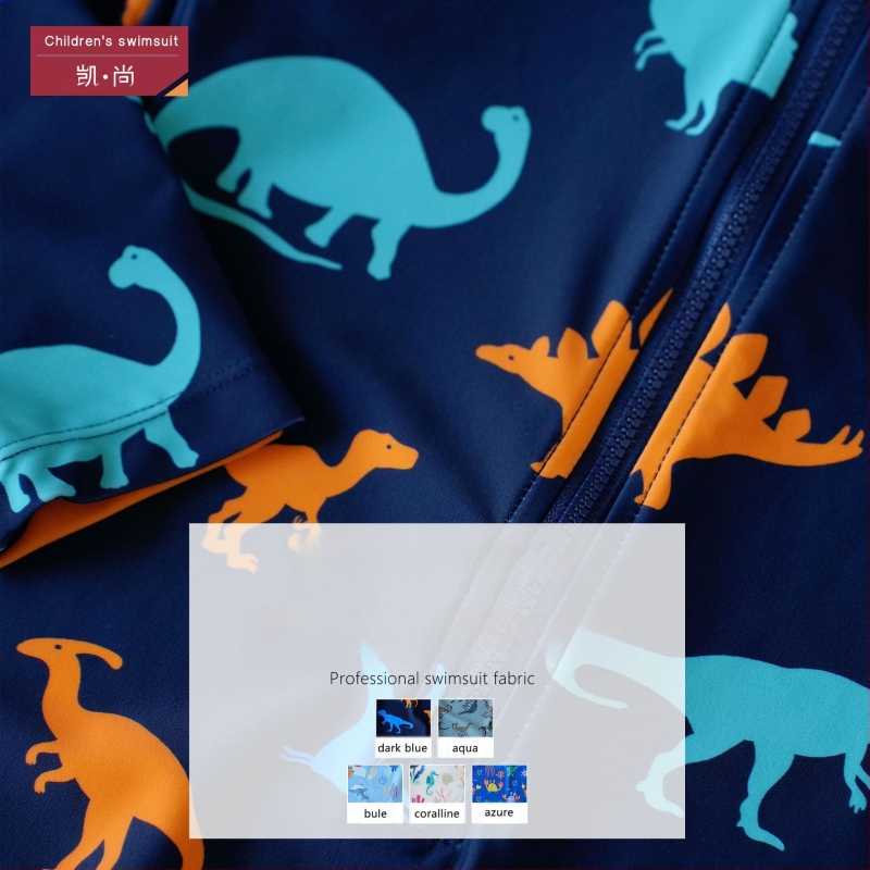 Laste pikkade varrukatega üheosaline ujumistrikoo UV-kaitse ja kiireks kuivamiseks, polüester, tüdrukutele 1–8-aastastele