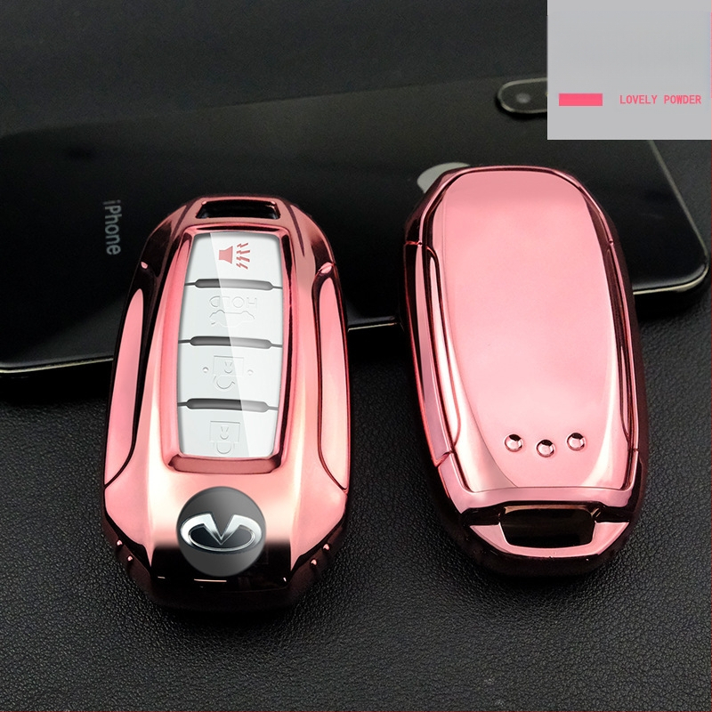 Infiniti raktų dėklas QX50 ir QX60 – TPU minkšta guma, etninis stilius