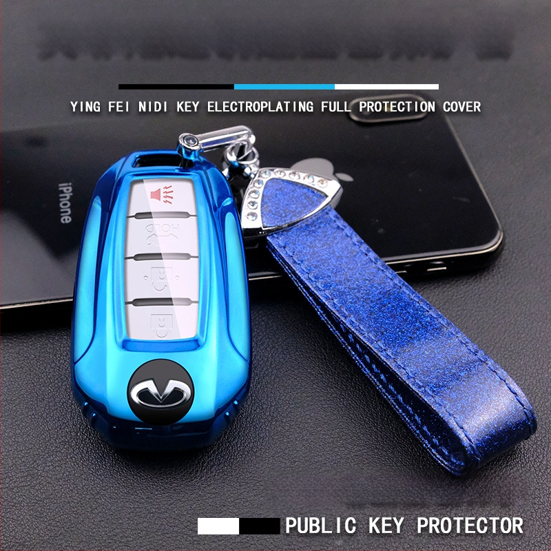 Infiniti raktų dėklas QX50 ir QX60 – TPU minkšta guma, etninis stilius