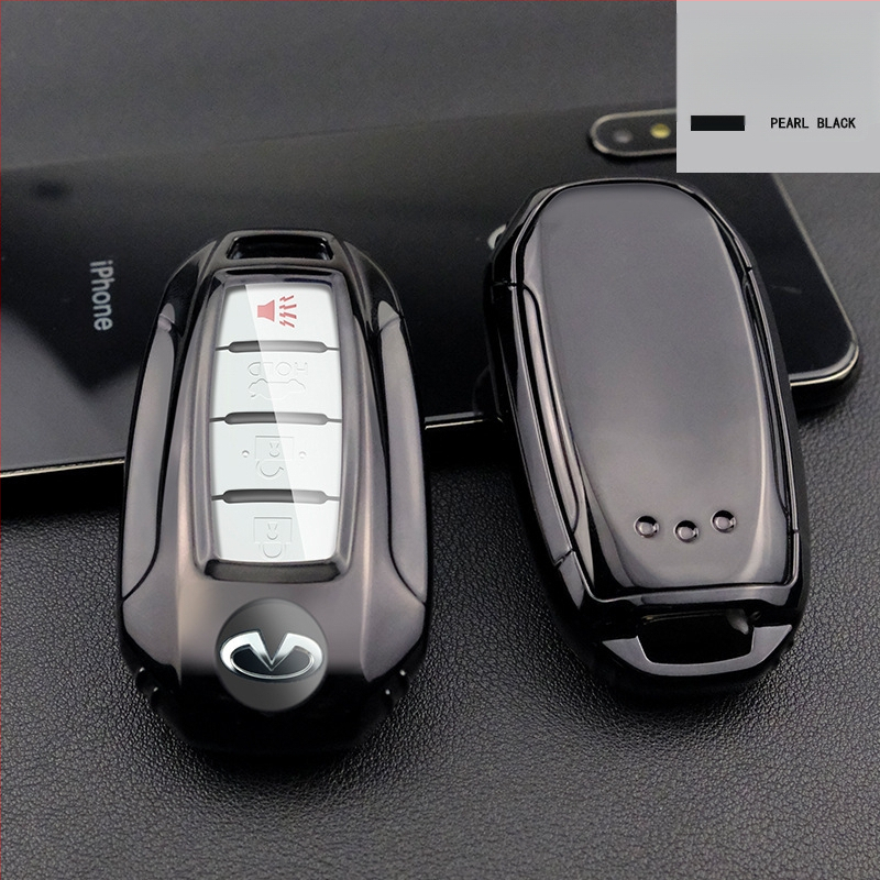 Infiniti raktų dėklas QX50 ir QX60 – TPU minkšta guma, etninis stilius