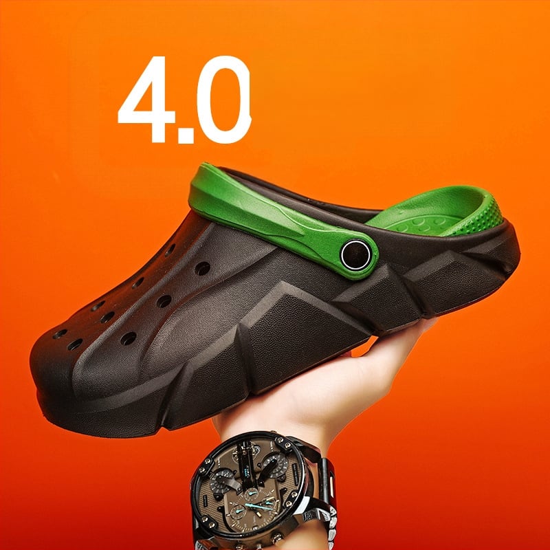 Vyriniai vasariniai sandalai su uždaru priekiu, kvėpuojantys, EVA padas, viršutinė dalis – sintetinė oda, sagties užsegimas