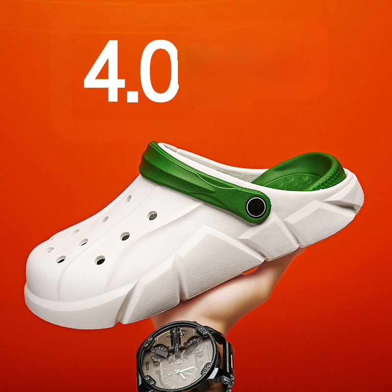 Vyriniai vasariniai sandalai su uždaru priekiu, kvėpuojantys, EVA padas, viršutinė dalis – sintetinė oda, sagties užsegimas