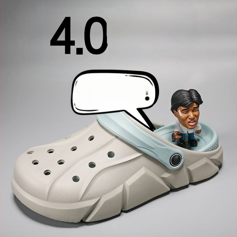 Vyriniai vasariniai sandalai su uždaru priekiu, kvėpuojantys, EVA padas, viršutinė dalis – sintetinė oda, sagties užsegimas