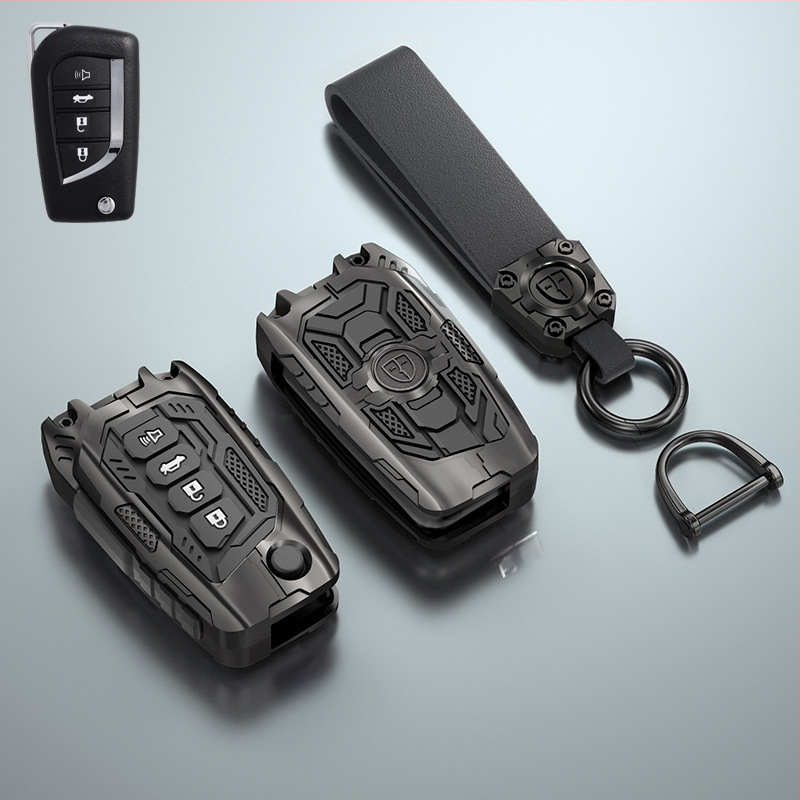 Toyota sulankstomo raktų dėklas – Sibo; medžiaga: cinko lydinys + silikonas; stilius: Trend; Prekės ženklas: Sibo; Automobilis: Toyota (Brand:Sibo; Car: Toyota; Material: zinc alloy, silicone; Style: Trend; Customization: No)