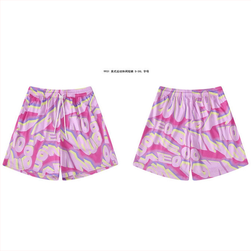 Σορτς με χαλαρή γραμμή από πολυεστέρα, γρήγορο στέγνωμα, μεσαία μέση, unisex ενήλικες