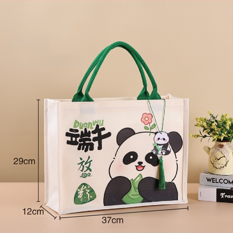 Dovanų įpakavimo krepšys su laminuota drobe; aplinkai draugiškas poliesterio ir medvilnės mišinys; logotipo spauda prieinama; spausdinimo metodai: serigrafinė spausda, mašininė spausda, skaitmeninė spausda, šilumos pernešimas