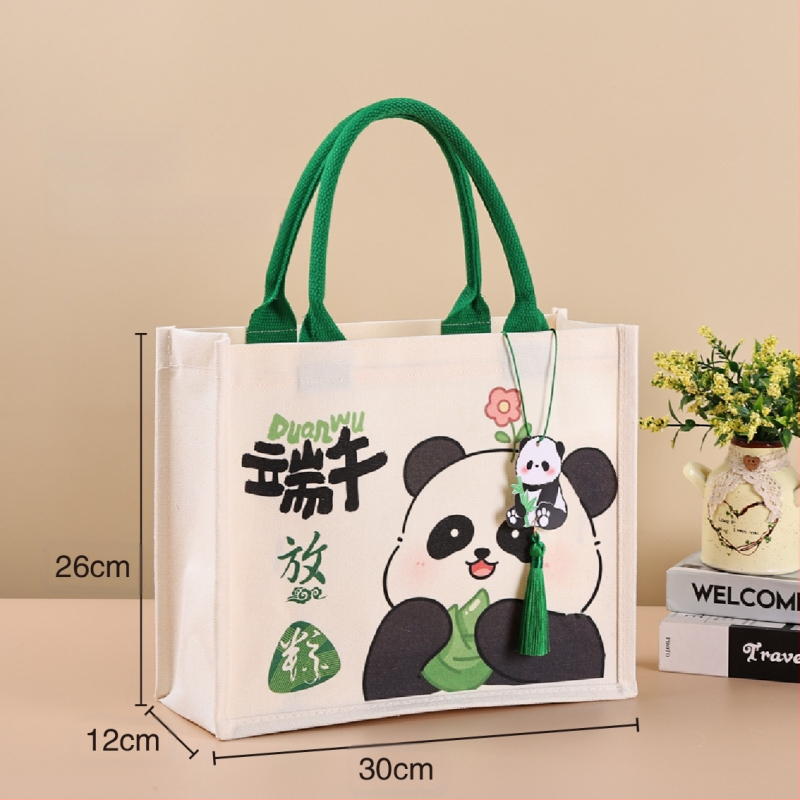 Dovanų įpakavimo krepšys su laminuota drobe; aplinkai draugiškas poliesterio ir medvilnės mišinys; logotipo spauda prieinama; spausdinimo metodai: serigrafinė spausda, mašininė spausda, skaitmeninė spausda, šilumos pernešimas