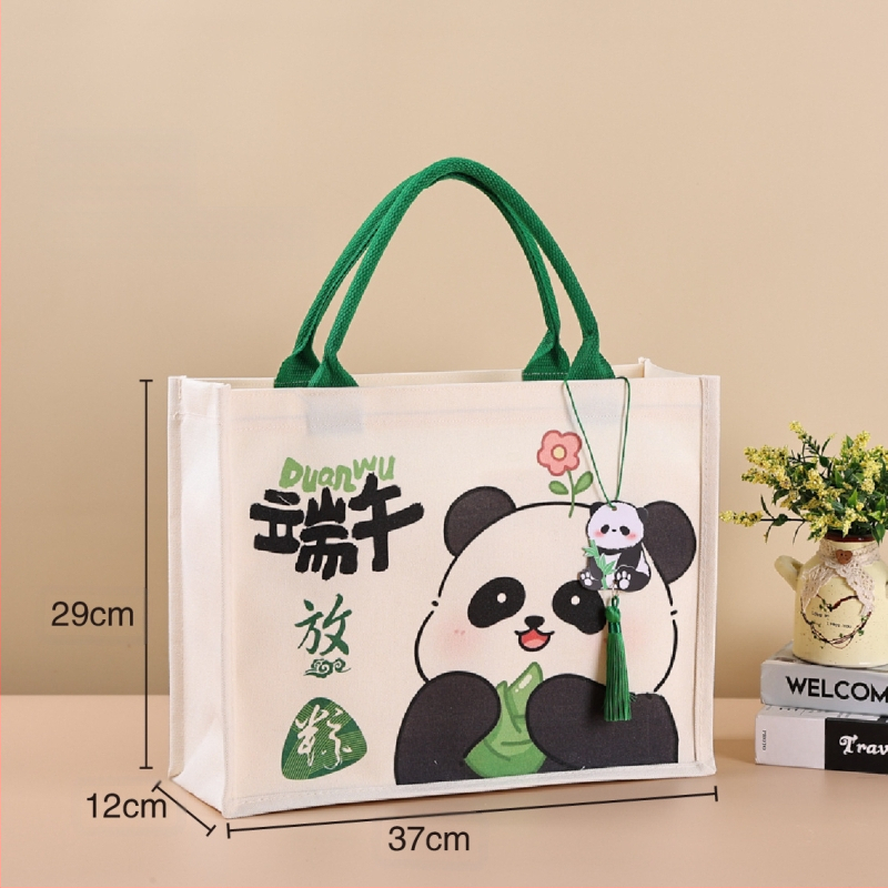 Dovanų įpakavimo krepšys su laminuota drobe; aplinkai draugiškas poliesterio ir medvilnės mišinys; logotipo spauda prieinama; spausdinimo metodai: serigrafinė spausda, mašininė spausda, skaitmeninė spausda, šilumos pernešimas