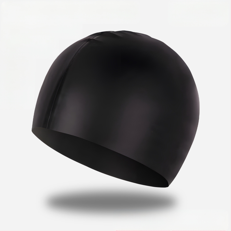 Silicone plaukimo kepurė - atspari vandeniui, patogi, aukšta elastingumas, universalus, suaugusiems, baseinui (Medžiaga: silikonas; Raštas: vientisas; Tinkamas: suaugusieji; Scena: baseinas)