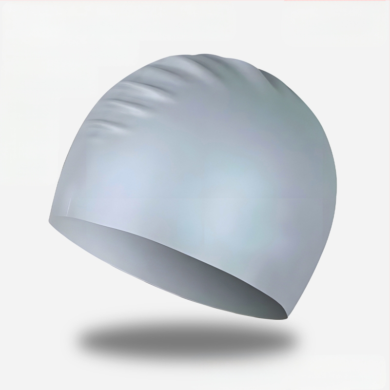 Silicone plaukimo kepurė - atspari vandeniui, patogi, aukšta elastingumas, universalus, suaugusiems, baseinui (Medžiaga: silikonas; Raštas: vientisas; Tinkamas: suaugusieji; Scena: baseinas)