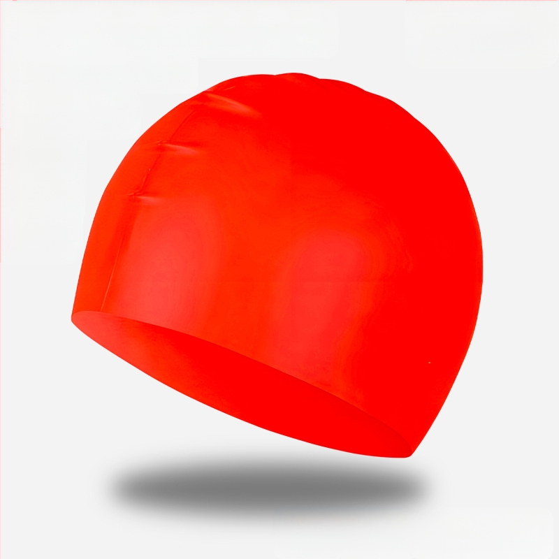 Silicone plaukimo kepurė - atspari vandeniui, patogi, aukšta elastingumas, universalus, suaugusiems, baseinui (Medžiaga: silikonas; Raštas: vientisas; Tinkamas: suaugusieji; Scena: baseinas)