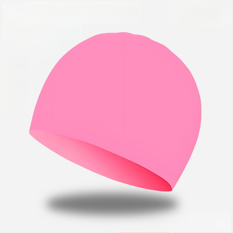 Silicone plaukimo kepurė - atspari vandeniui, patogi, aukšta elastingumas, universalus, suaugusiems, baseinui (Medžiaga: silikonas; Raštas: vientisas; Tinkamas: suaugusieji; Scena: baseinas)