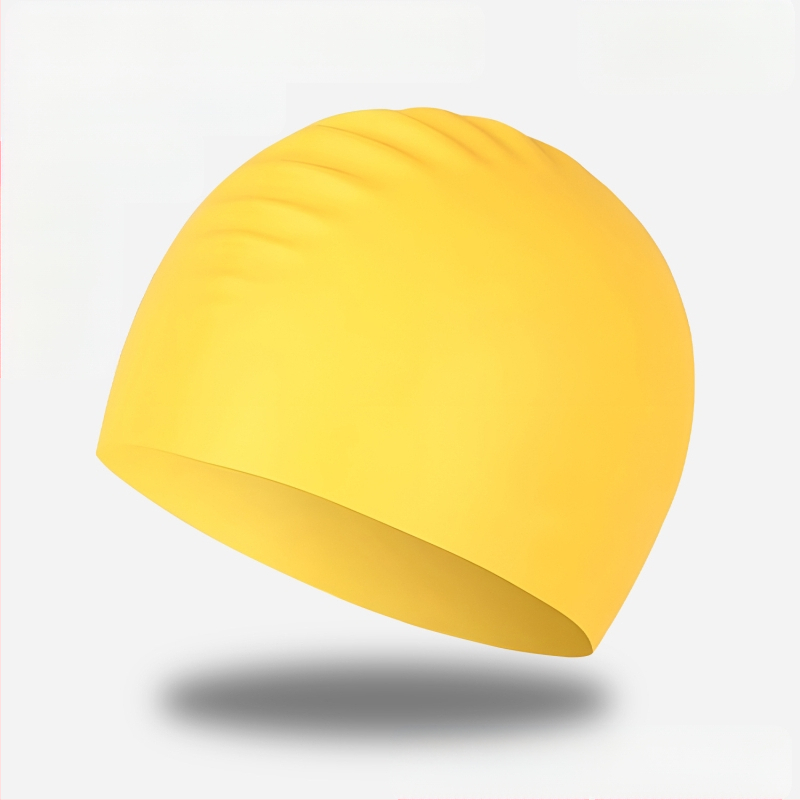 Silicone plaukimo kepurė - atspari vandeniui, patogi, aukšta elastingumas, universalus, suaugusiems, baseinui (Medžiaga: silikonas; Raštas: vientisas; Tinkamas: suaugusieji; Scena: baseinas)