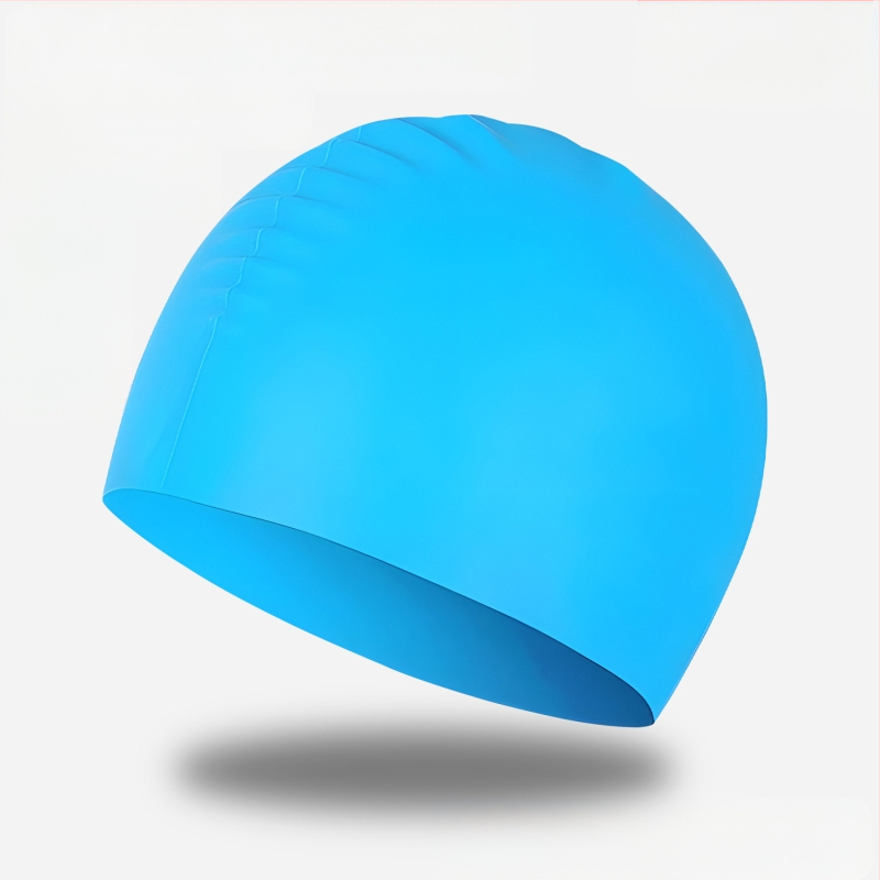 Silicone plaukimo kepurė - atspari vandeniui, patogi, aukšta elastingumas, universalus, suaugusiems, baseinui (Medžiaga: silikonas; Raštas: vientisas; Tinkamas: suaugusieji; Scena: baseinas)