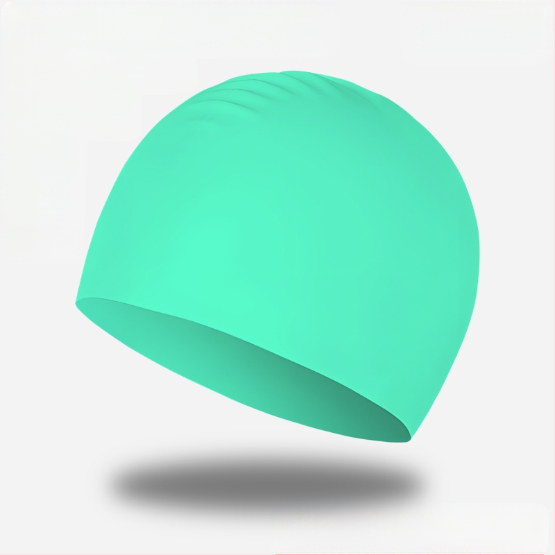 Silicone plaukimo kepurė - atspari vandeniui, patogi, aukšta elastingumas, universalus, suaugusiems, baseinui (Medžiaga: silikonas; Raštas: vientisas; Tinkamas: suaugusieji; Scena: baseinas)