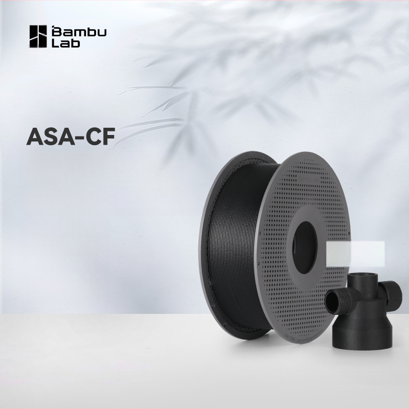Νήμα 3D εκτύπωσης ASA-CF με ανθρακονήματα – Υψηλή αντοχή, σκληρότητα, αντοχή σε εξωτερικές συνθήκες, αντίσταση σε παραμόρφωση