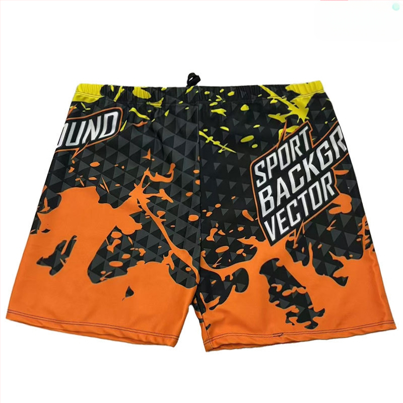 Vyriniai plaukimo šortai su spaudiniu, poliesterio 86% + elastano 14%, greitai džiūsta, pamušalas poliesteris 80%, tinkami plaukimui