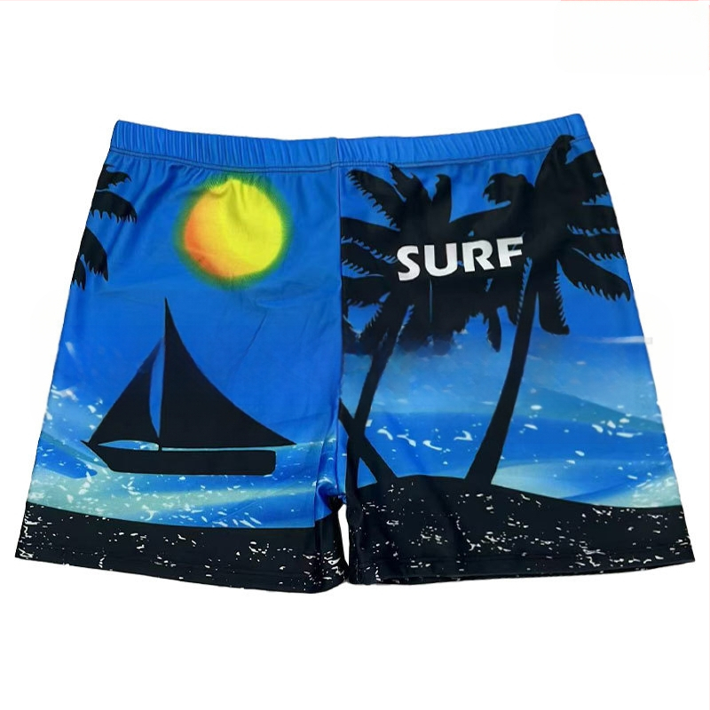 Vyriniai plaukimo šortai su spaudiniu, poliesterio 86% + elastano 14%, greitai džiūsta, pamušalas poliesteris 80%, tinkami plaukimui